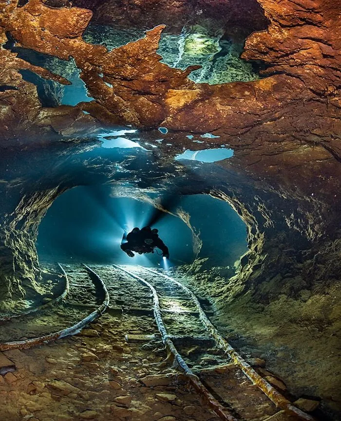 Дайвинг с ребризером.