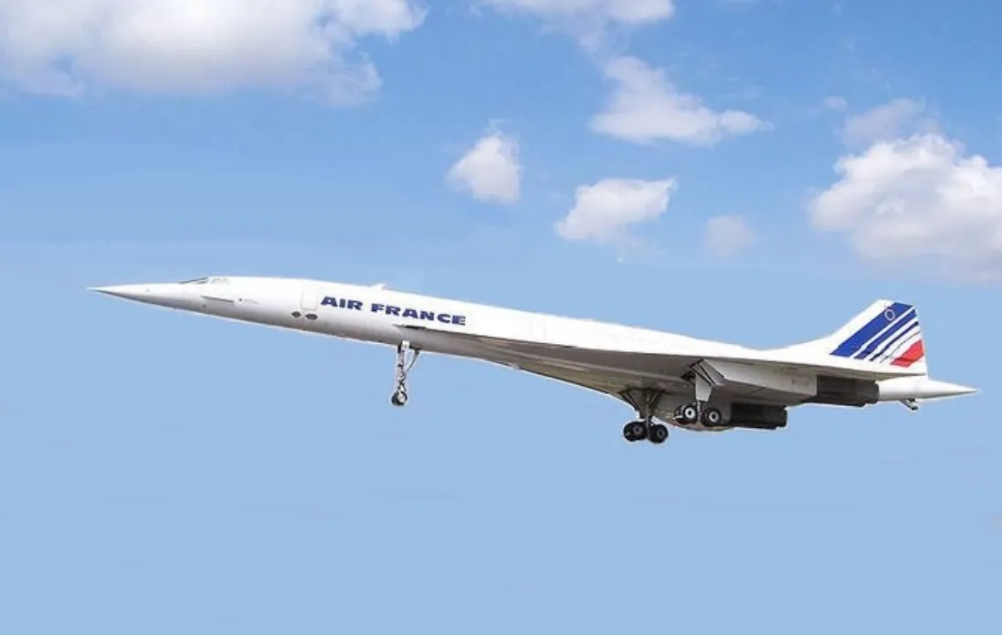 Конкорд в воздухе. 