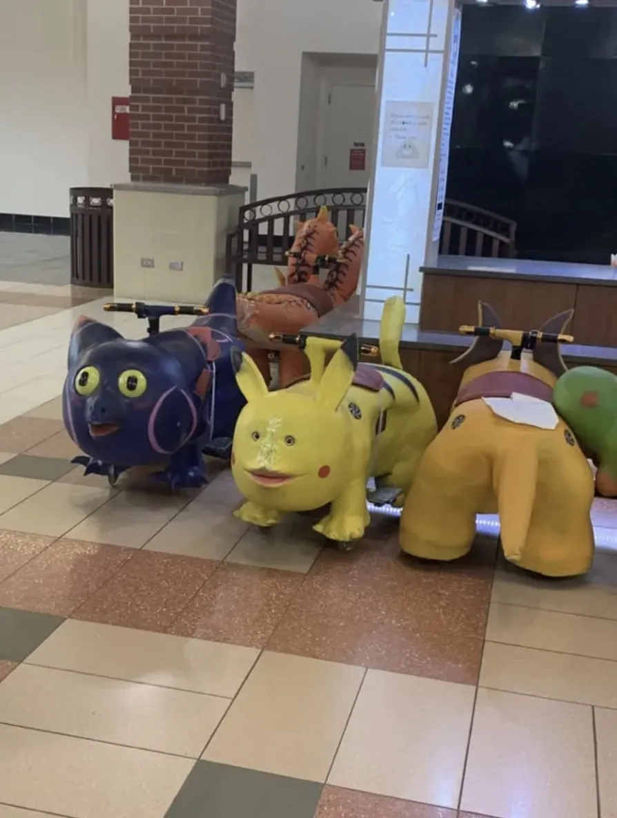 Ну да. Любой ребенок был бы в восторге от возможности прокатиться на… этом. 