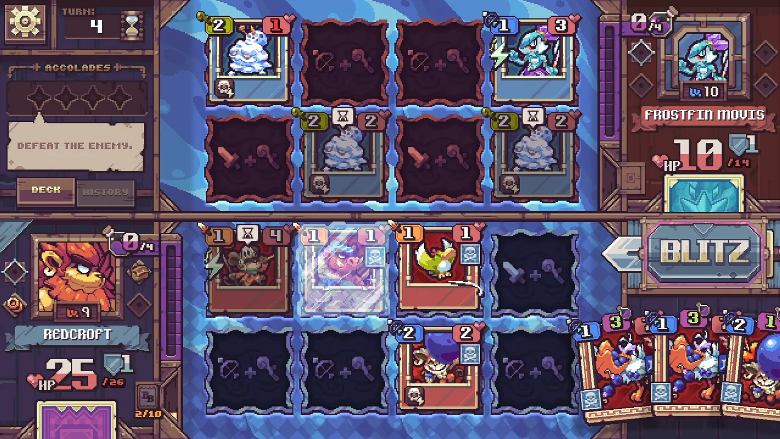 В процессе матча важно следить за всеми показателями и состоянием миньонов.