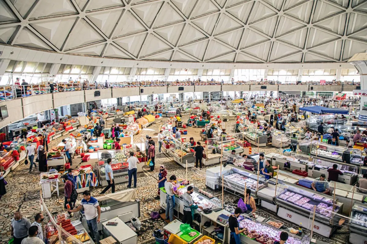 Ташкентский Рынок Чорсу до пожара.