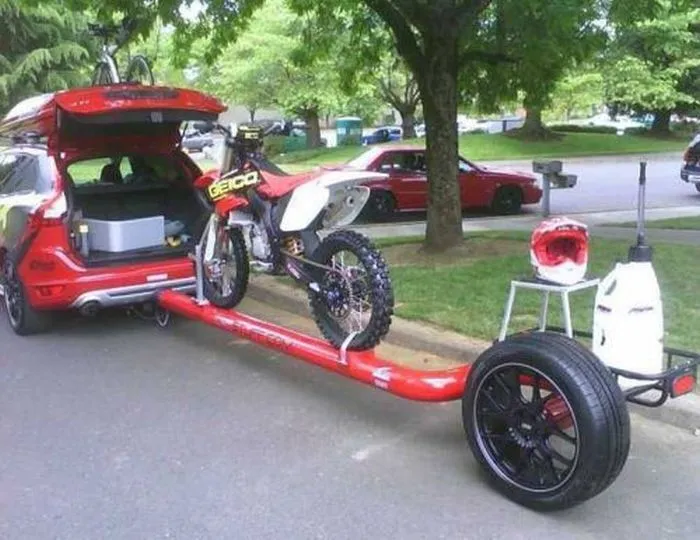 Самодельный прицеп.