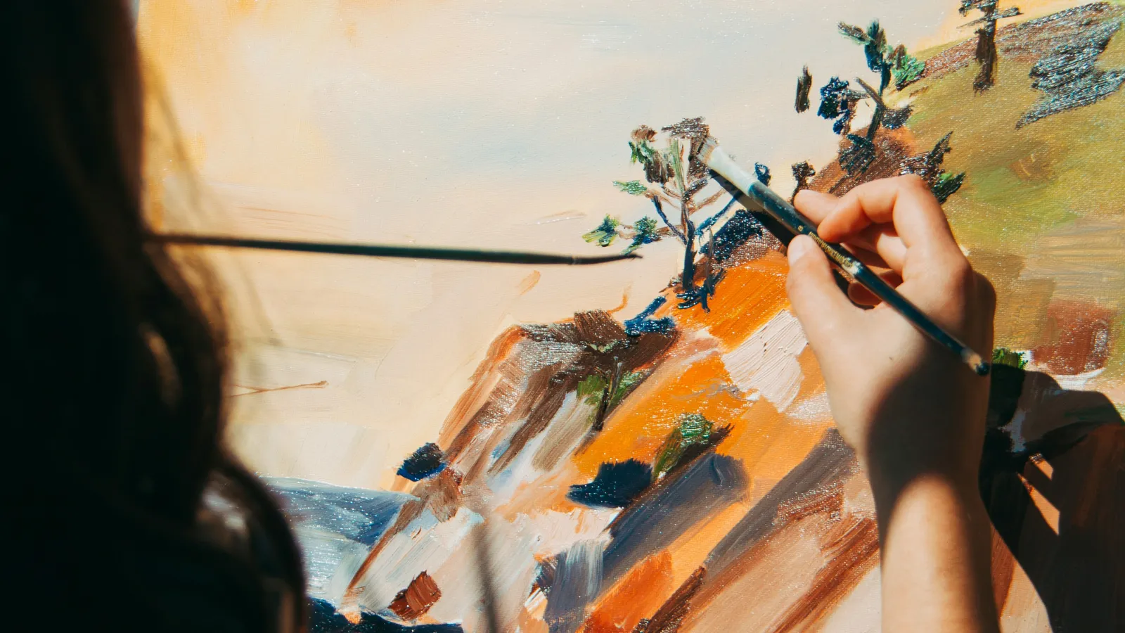 Займитесь хобби. Освойте какой-нибудь интересный и ни к чему не обязывающий навык. Например, научитесь лепить из глины, рисовать или вышивать.