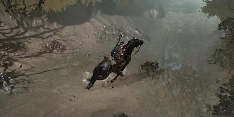 Игрок будет преодолевать огромные расстояния на лошади.