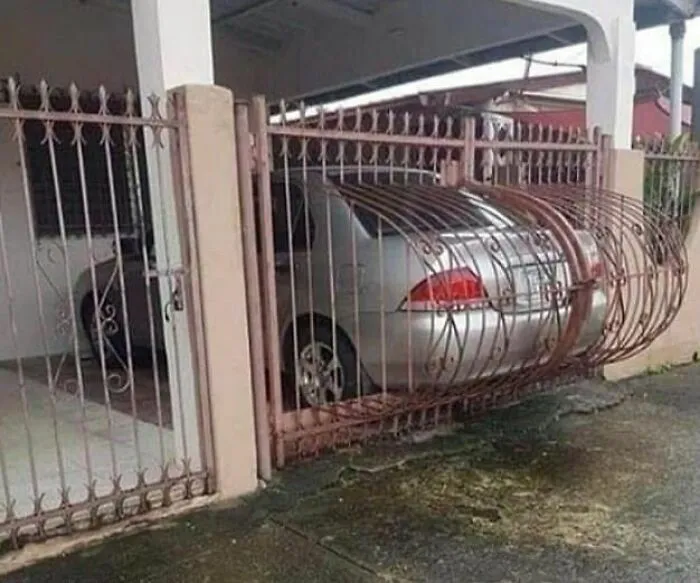 Удлиненное парковочное место.