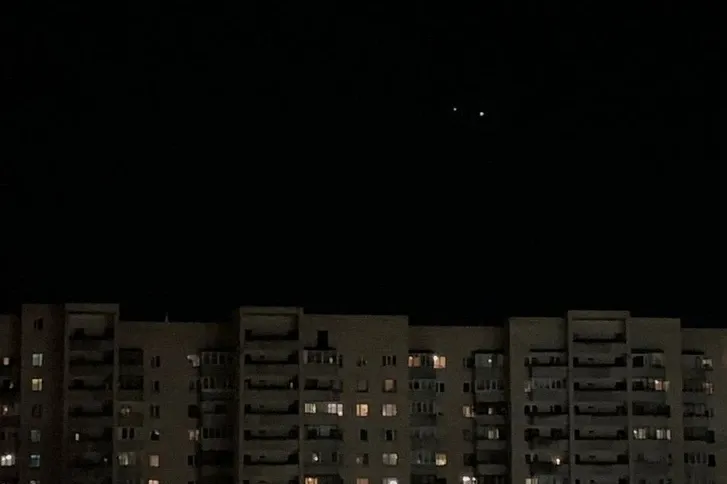 Сближение планет над Санкт-Петербургом.