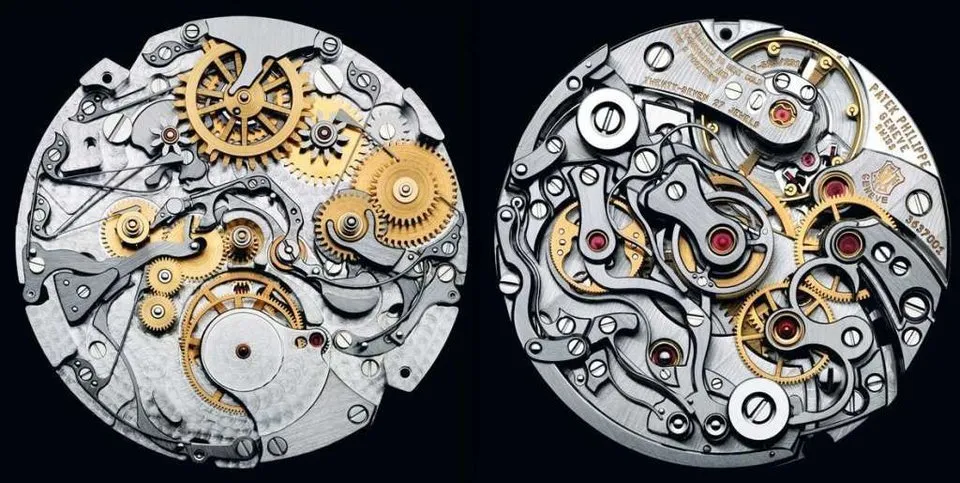 Так выглядят внутренние механизмы часов Patek Phillipe. Patel считается лучшим производителем часов во всем мире.