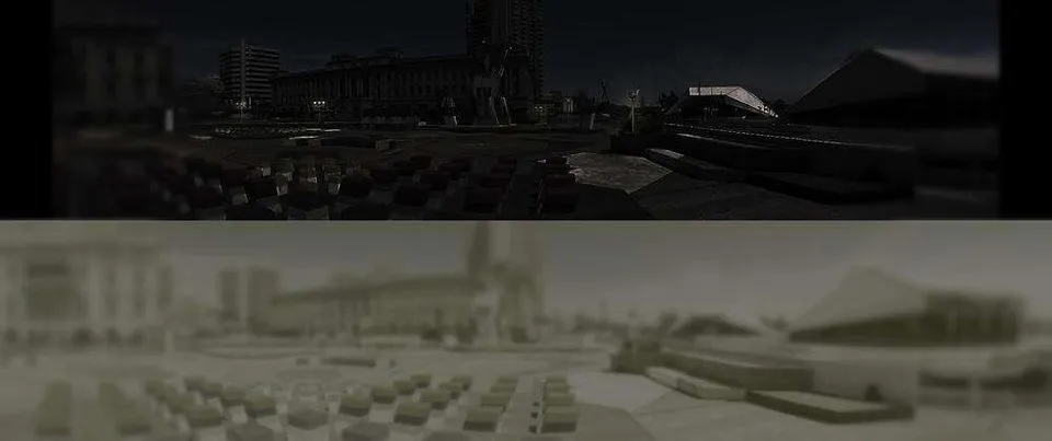 Вы когда-нибудь задумывались, как мир выглядит для вашей кошки? Вам больше не нужно удивляться. Верхнее фото — то, что видит человек, нижнее — то, что видит кошка.