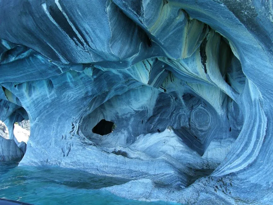 13. Cavernas de Marmol в Чили