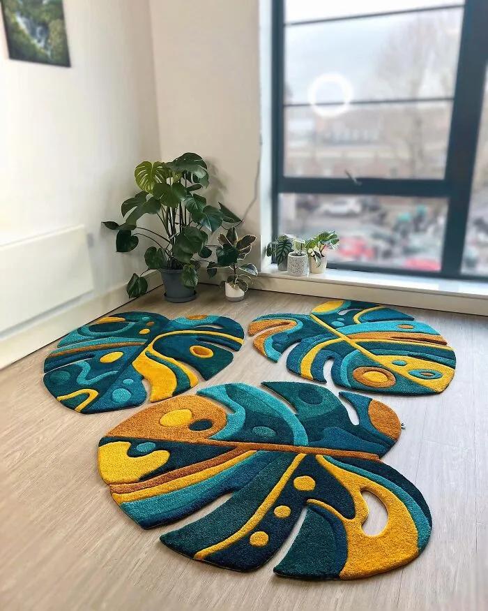 Коврики монстера ручной работы на заказ.