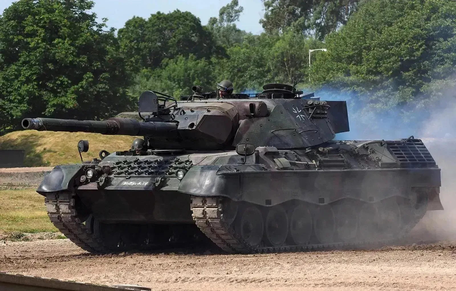 Трофейный танк Leopard покажут на выставке на Поклонной горе