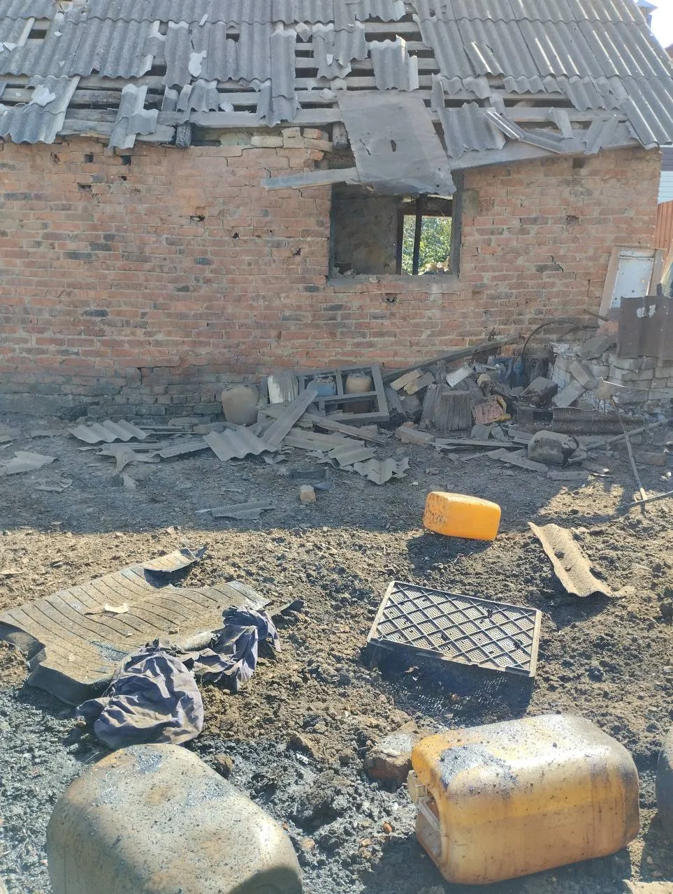 Последствия обстрела 