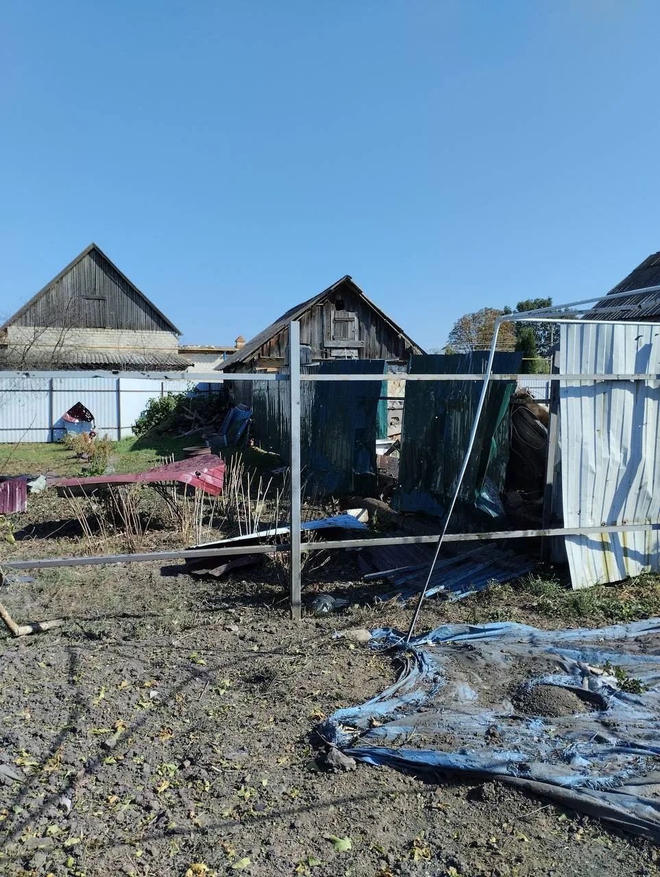 Последствия обстрела 