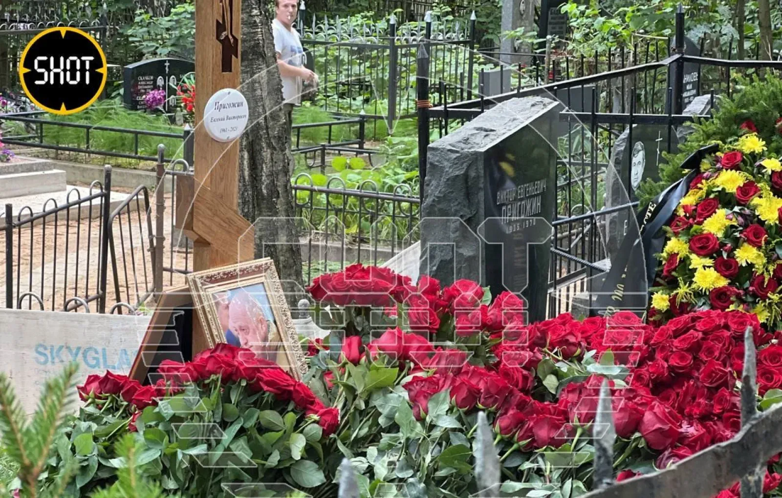 Могила Евгения Пригожина