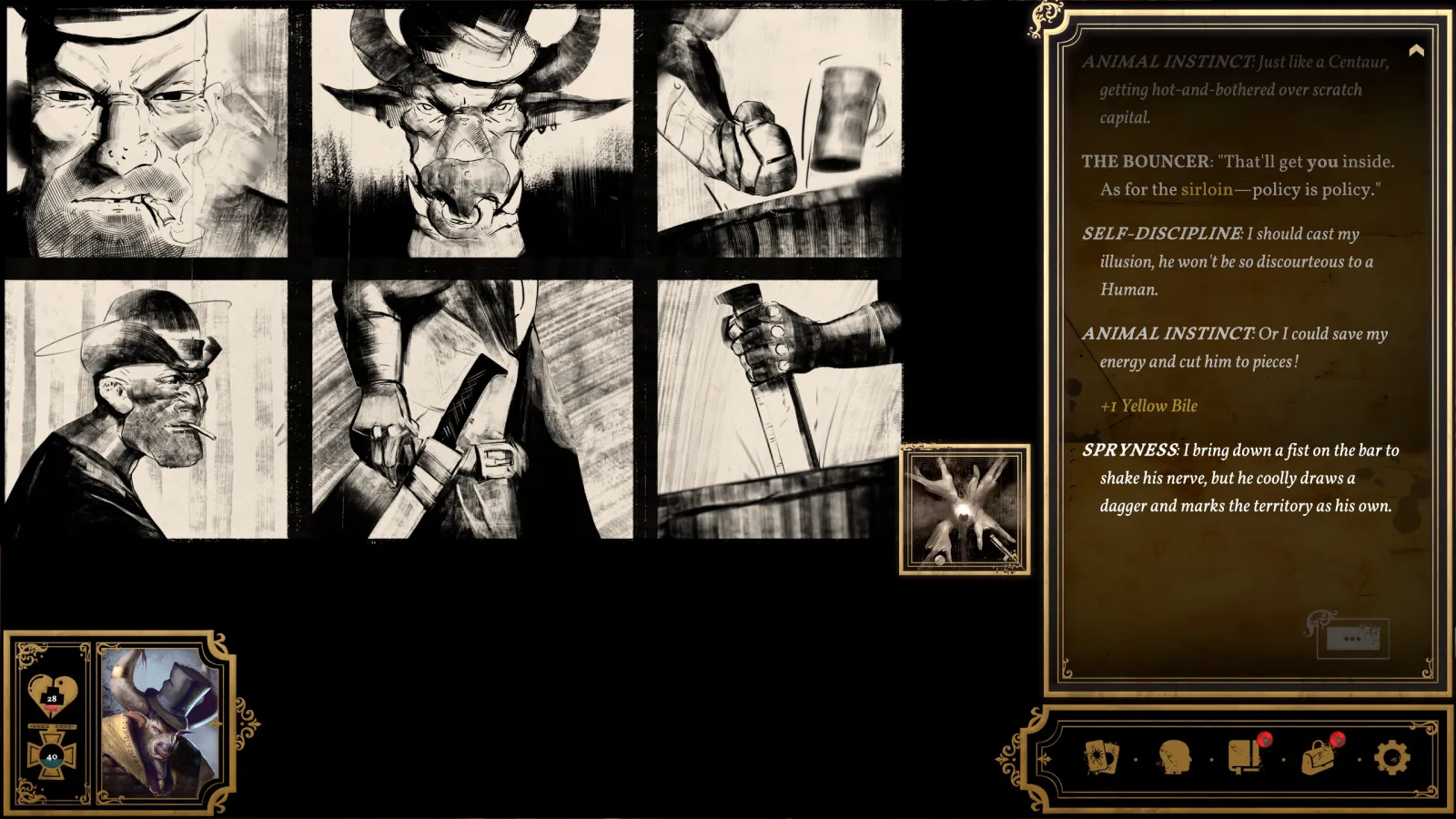 Местная диалоговая система выполнена в виде комиксов.