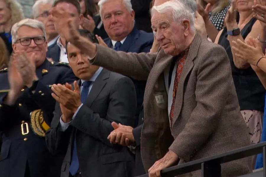 Ветеран дивизии Ваффен СС «Галичина» украинского происхождения Ярослав Хунка