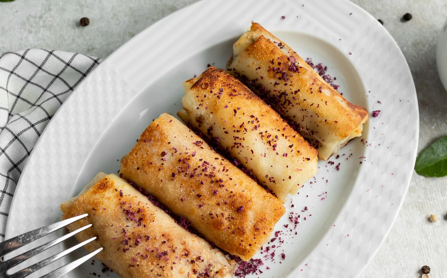 Блины с начинкой.