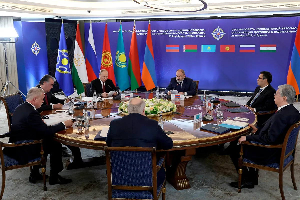 Заседание Совета коллективной безопасности ОДКБ в узком составе 