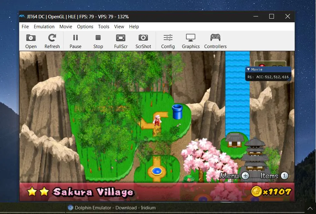 Программа позволяла эмулировать самые разные игры.