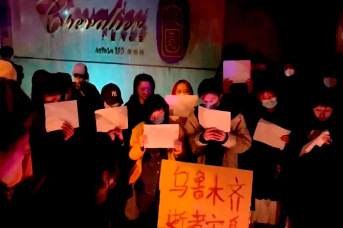 Протестные акции в Китае 