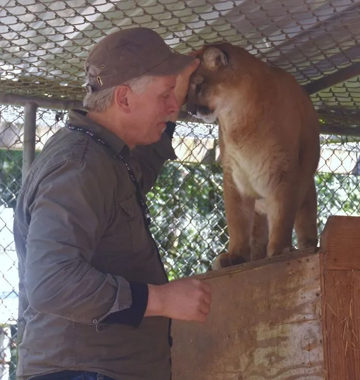 В заповеднике также живут другие дикие животные, такие как горные львы. У них даже есть ленивец!