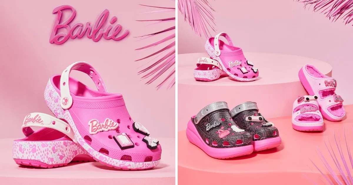 Crocs Barbie collection.