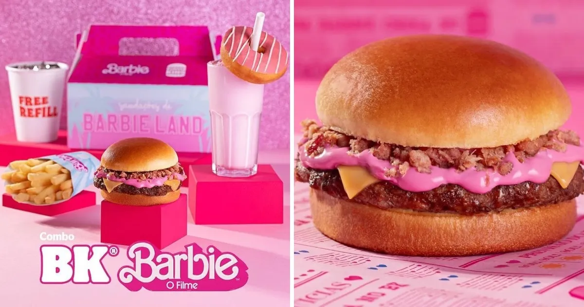 Комбо Burger King Brazil x Barbie.