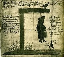 Листовка польских мятежников для устрашения православного населения Белой Руси