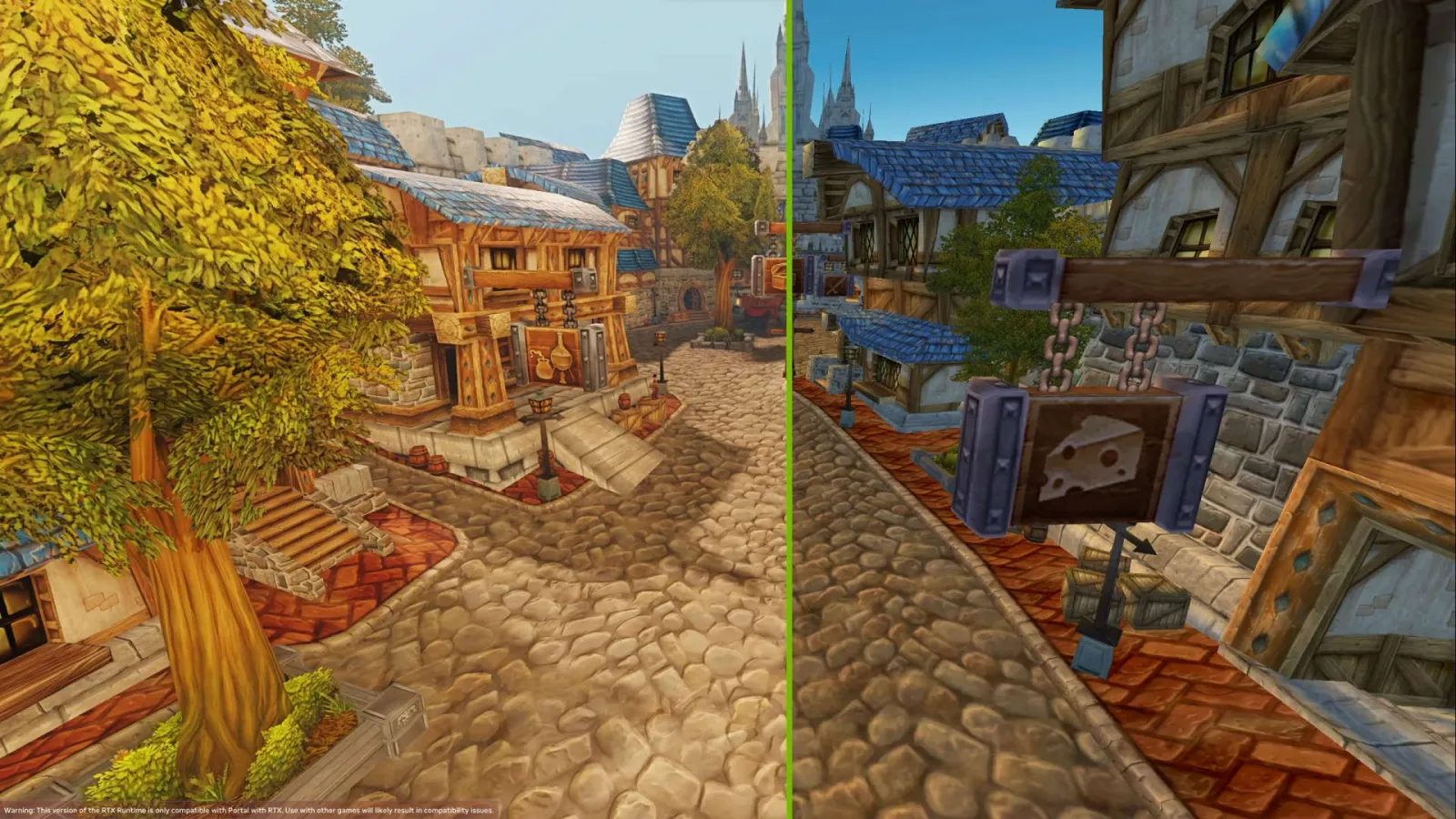 Сравнение новой (слева) и старой (справа) версий.