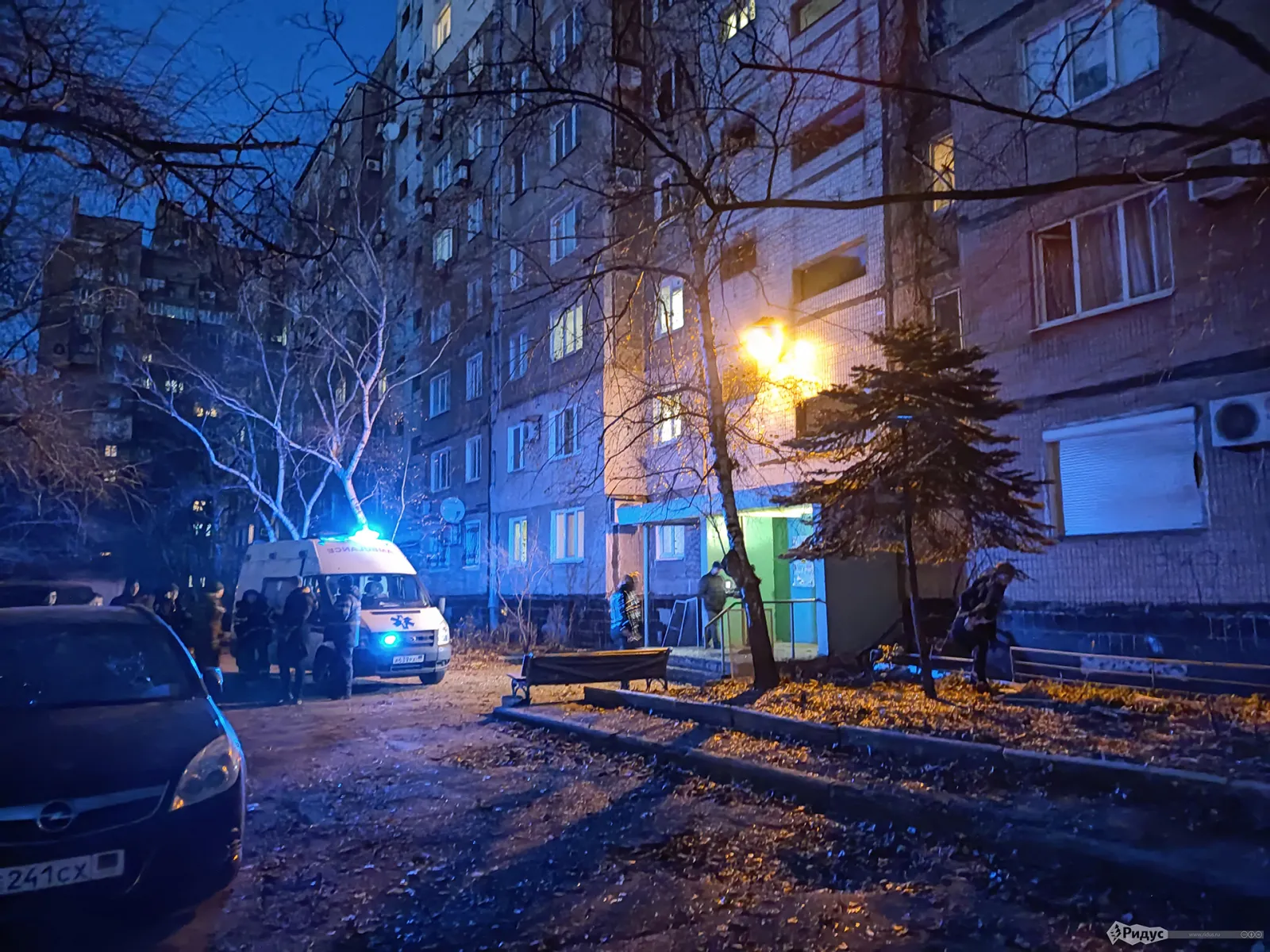 Место обстрела по улице Челюскинцев.