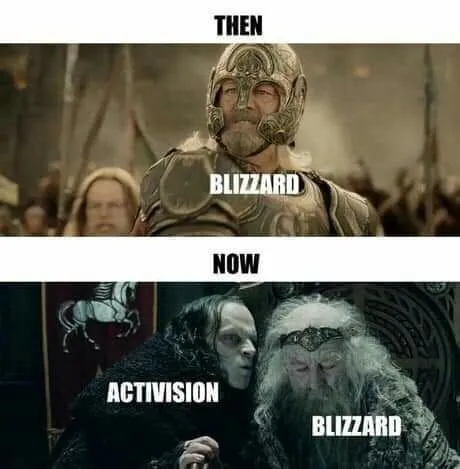Команда Blizzard двадцать лет назад и сейчас.
