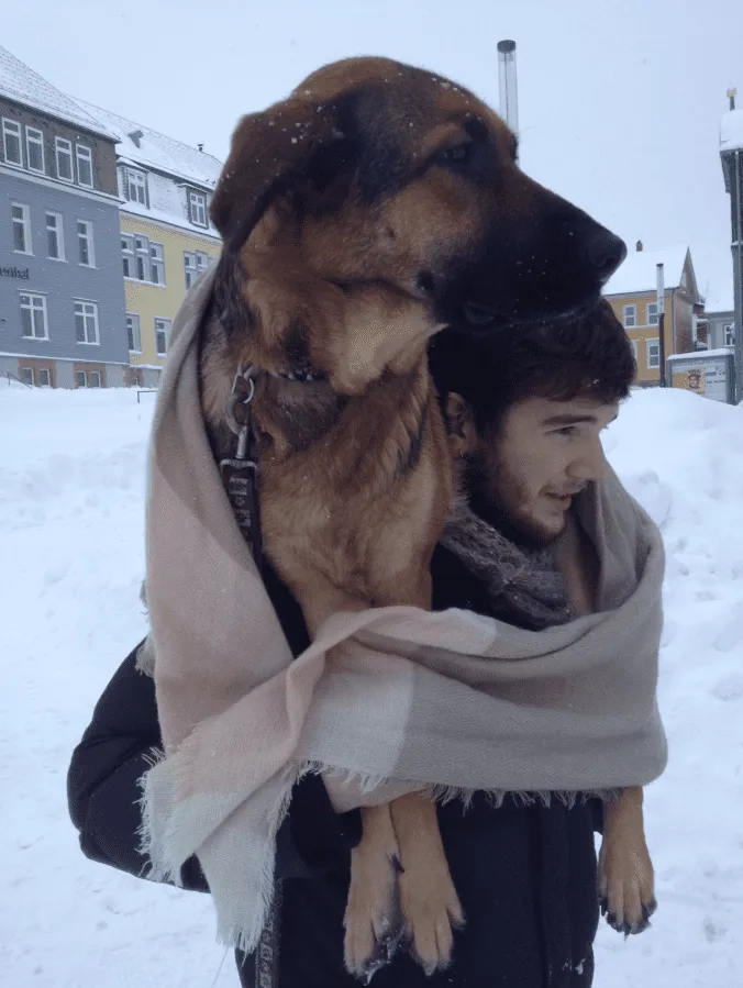 «Хорошо, что папа достаточно силен, чтобы нести меня».