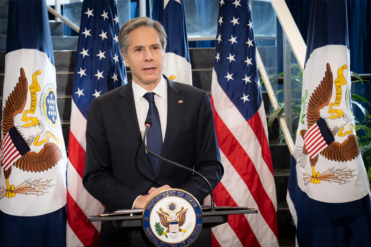 Госсекретарь США Энтони Блинкен