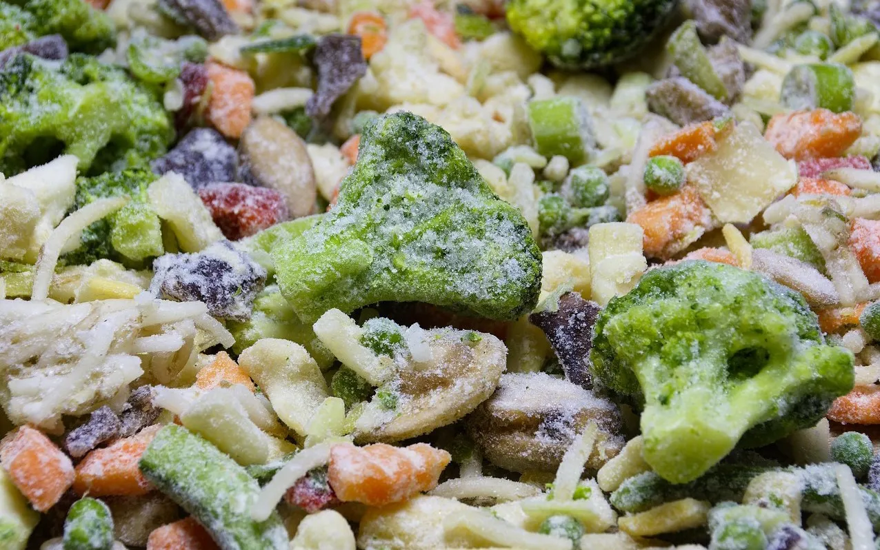 Замороженные овощи.