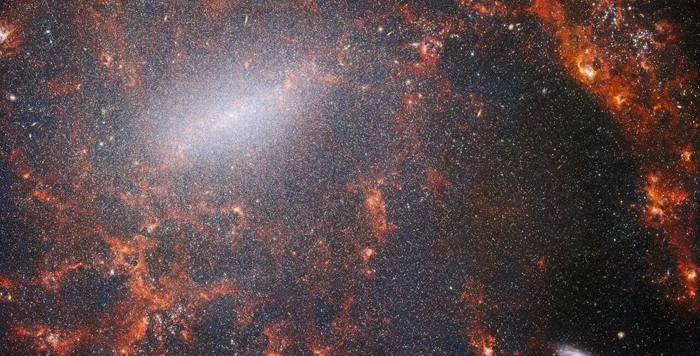 Галактика NGC 5068 в инфракрасном диапазоне. 