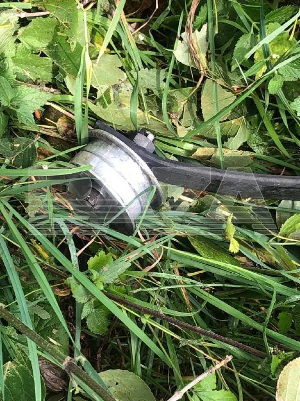 Обломки беспилотника.