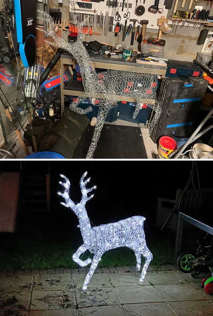 «Мой самодельный северный олень».