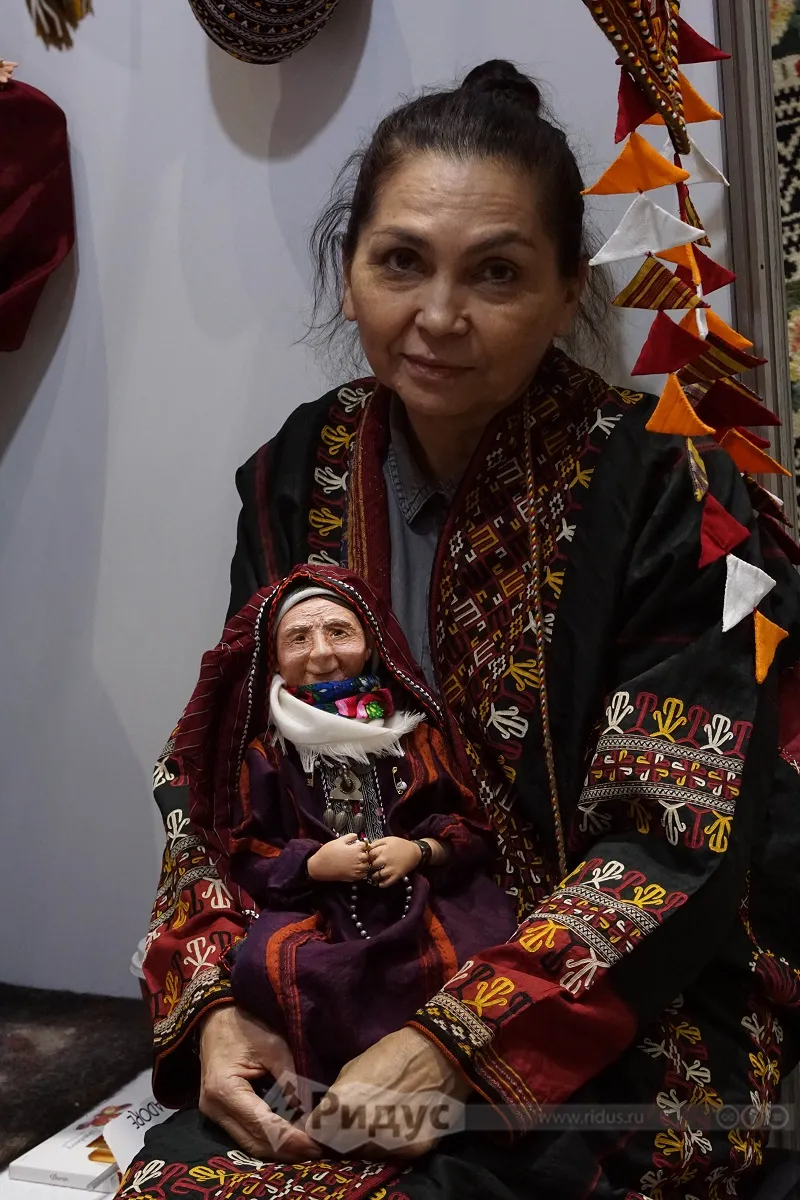 «Искусство куклы» — 2022.  Туркменская мастерица собственной персоной.  