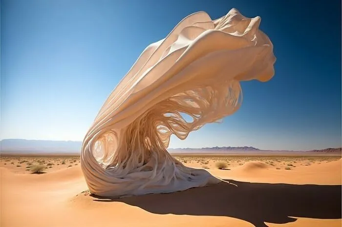 Таинственная скульптура, созданная Джошуа Вермиллоном.