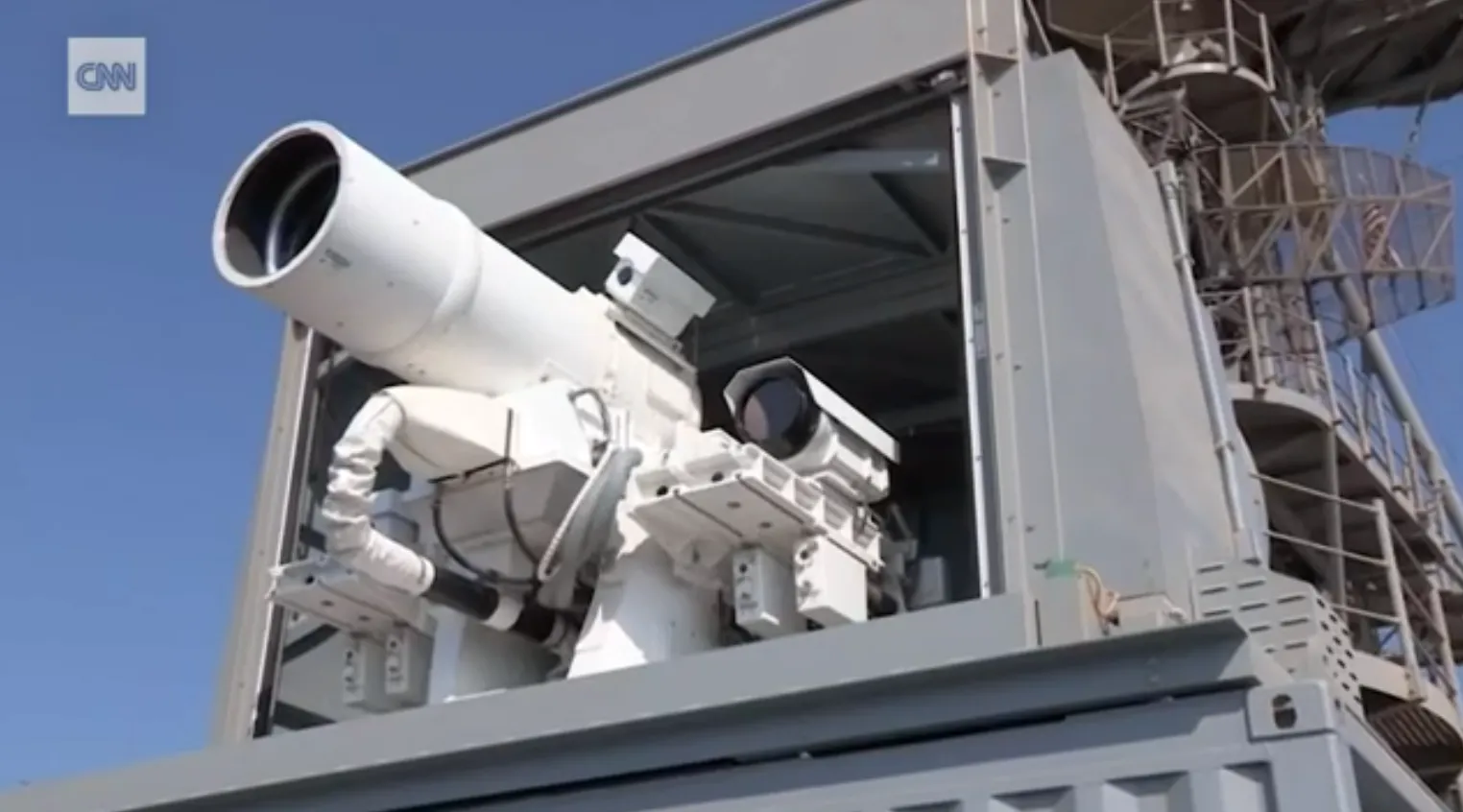 Американский боевой лазер, кадр из видео. 