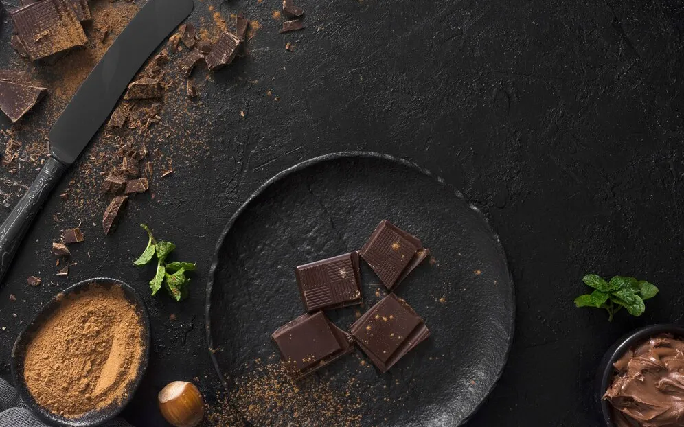 Темный шоколад.