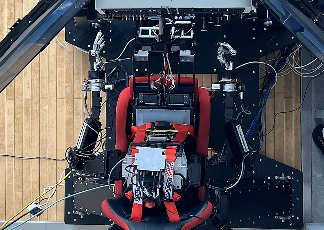 Вид робота сверху.