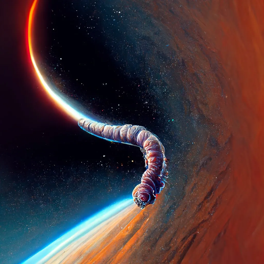 Глиста в скафандре.