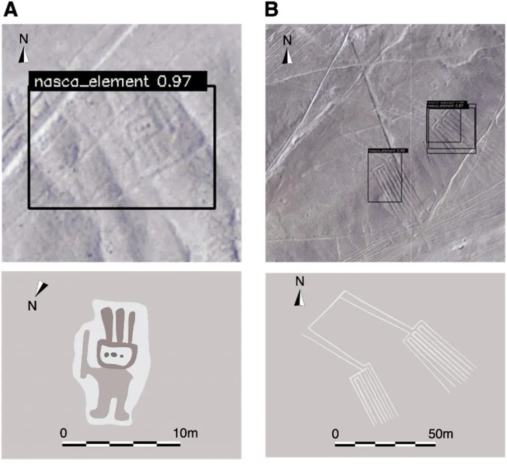 Человекообразное существо и ноги.
