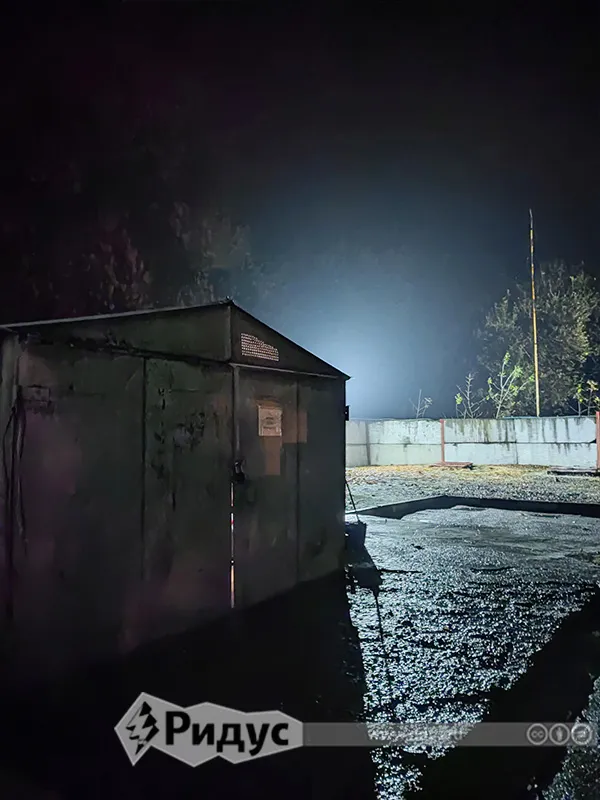 Прифронтовая зона ночью 