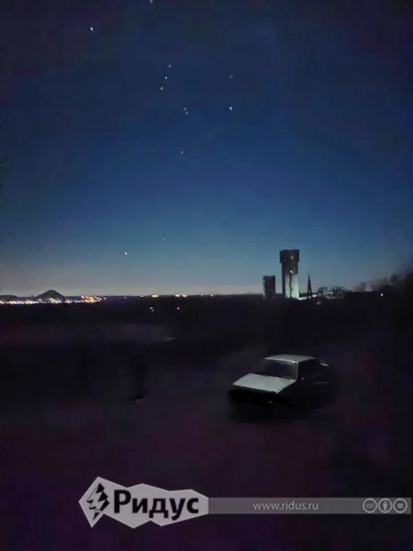 На точке.Южные звезды