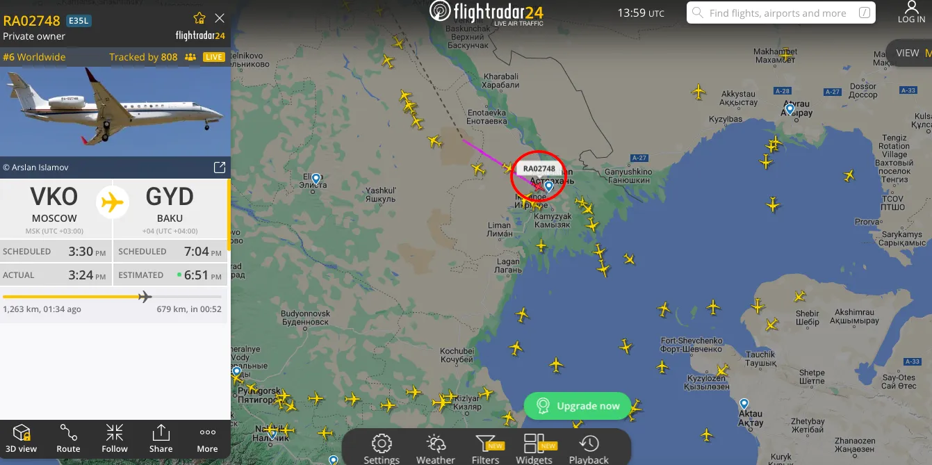 Второй самолет Пригожина.