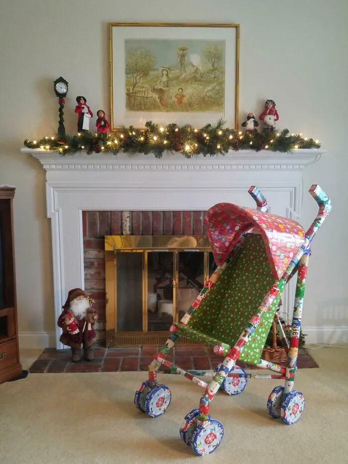 Это всего лишь упакованный зонт для гольфа.