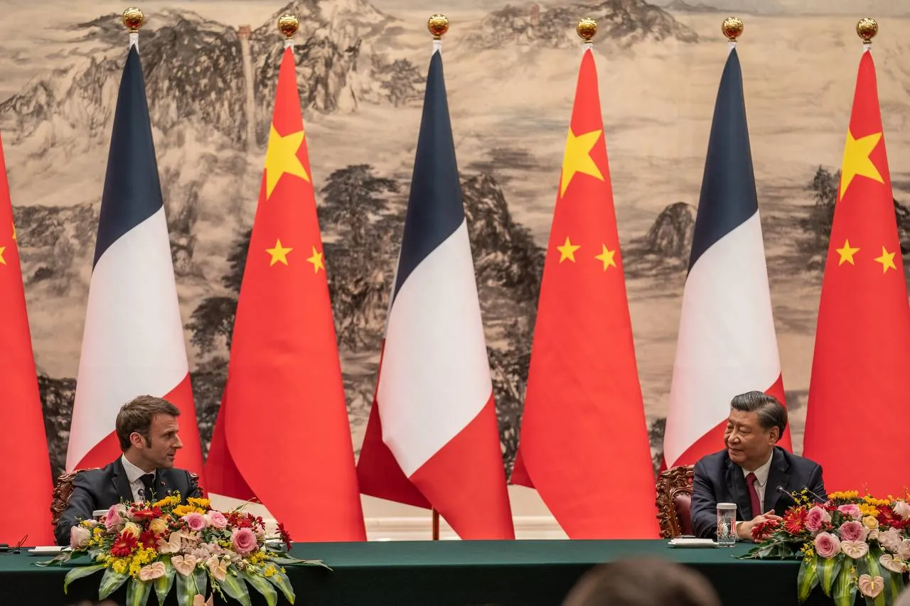 Президент Франции Эмманюэль Макрон в Китае 