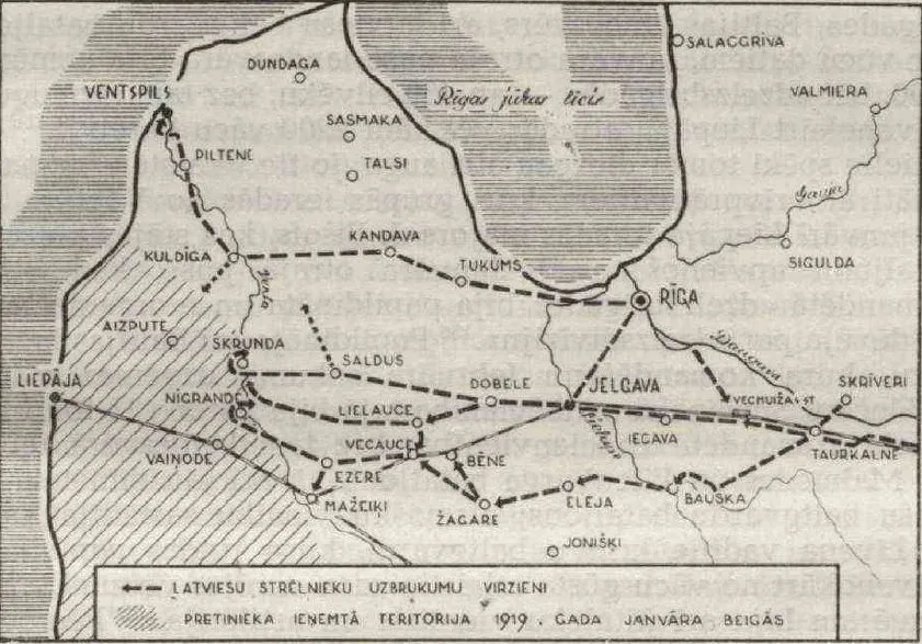 Положение на фронтах в феврале 1919 года